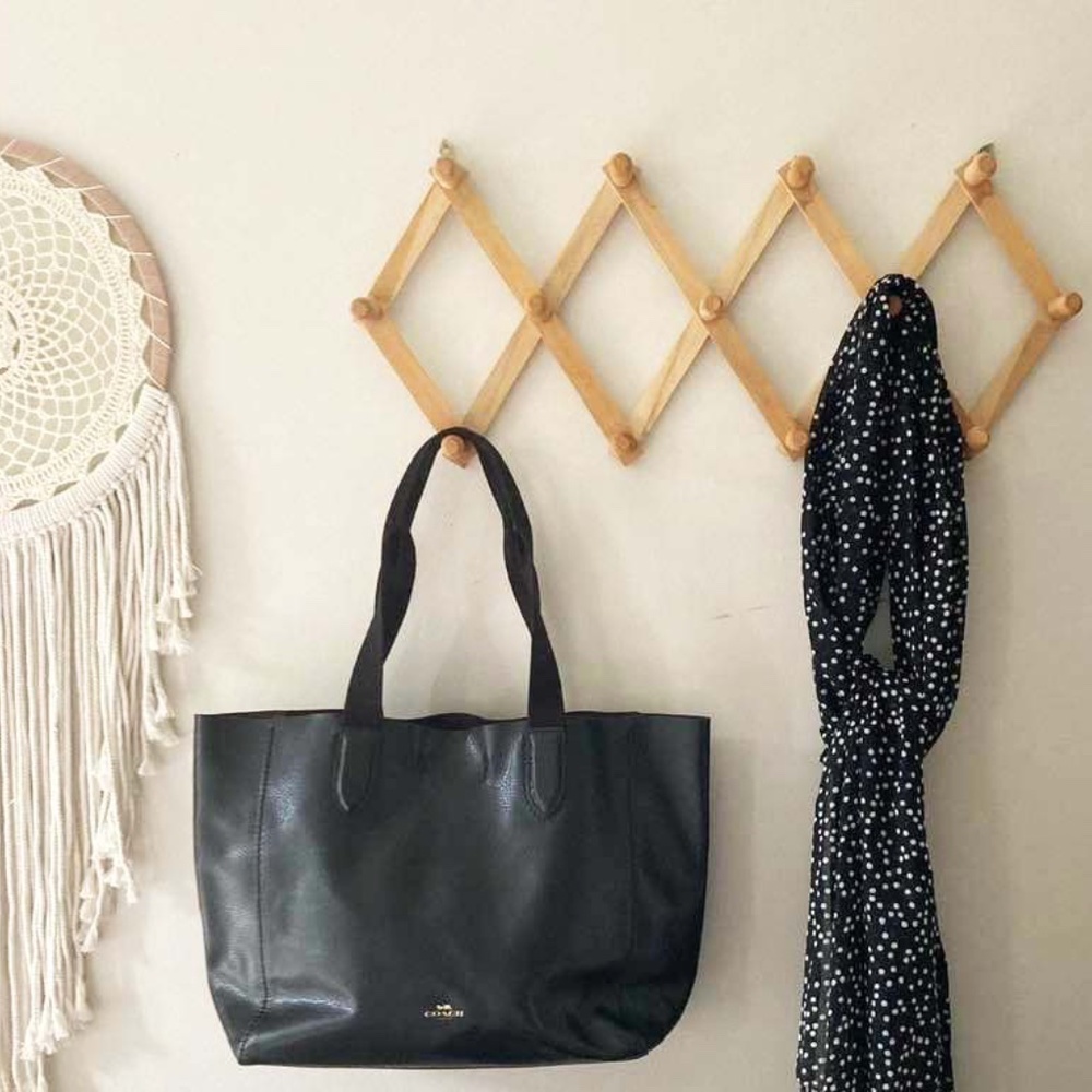 Coach Black Derby Tote Bag